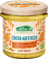 Pes mangga, lentil dan lada, pedas bebas gluten BIO 140 g - ALLOS